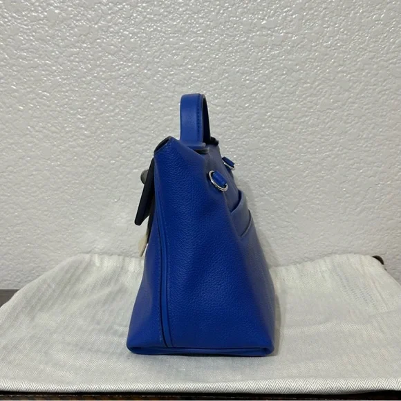 Hermes 24/24 Mini 21 Blue Royal Palladium Hardware U Stamp 2022 Retail $10,600 - Picture 6 of 17